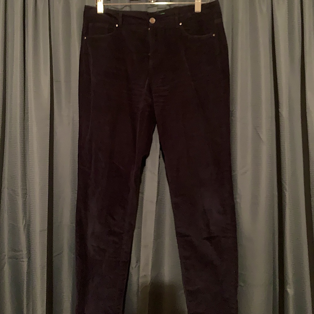 Navy corduroy pants